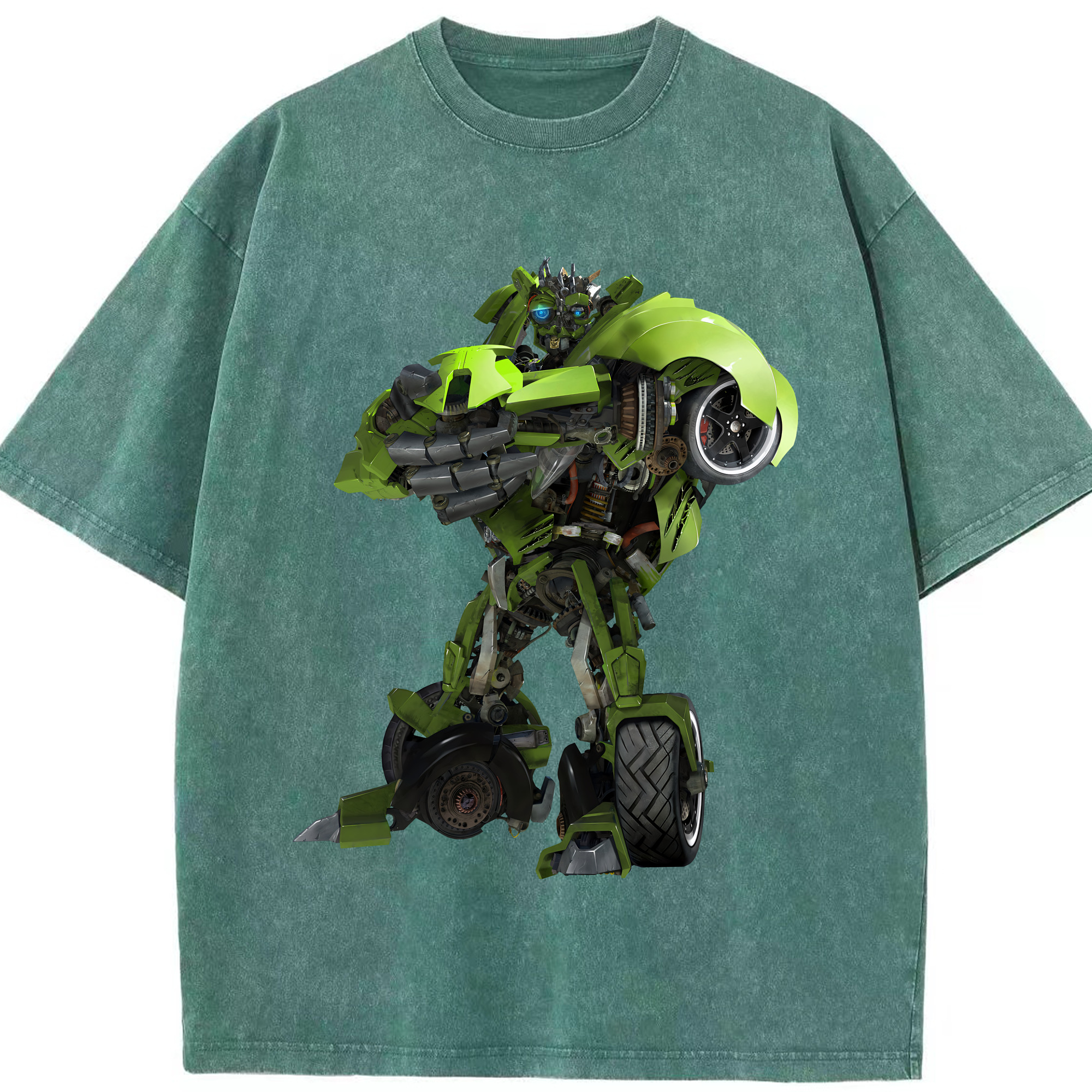 （画像用） Transformers トランスフォーマー 綿100% ヴィンテージ風 半袖Tシャツ（フロントプリント）